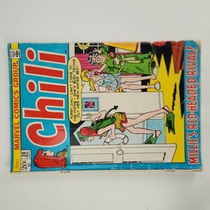 MARVEL COMICS CHILI Vol 1, No 20, Dec 1972 "Millie's Red Headed Rival" VG Cond